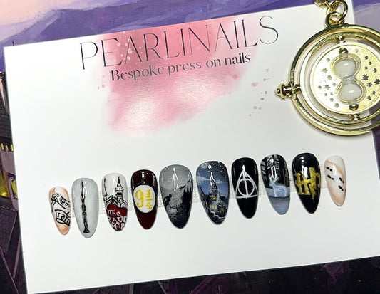 Harry Potter Inspired Press On Nail