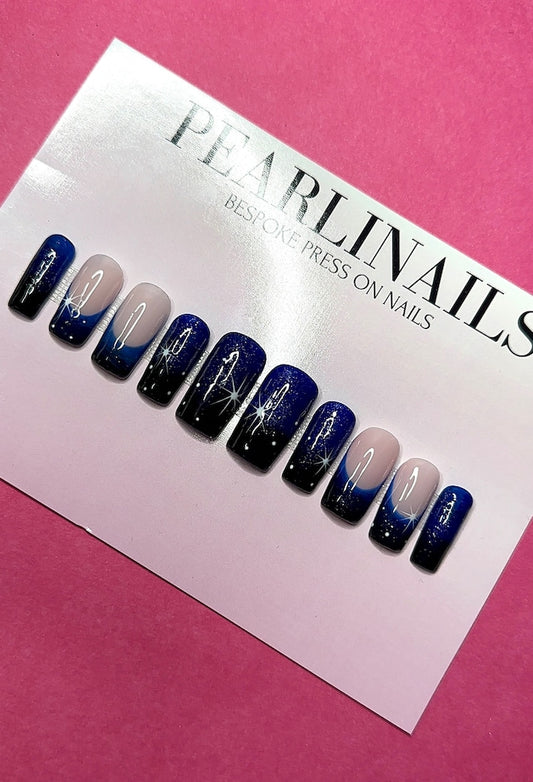 Taylor Swift 'Midnights' Album Inspired Press On Nails